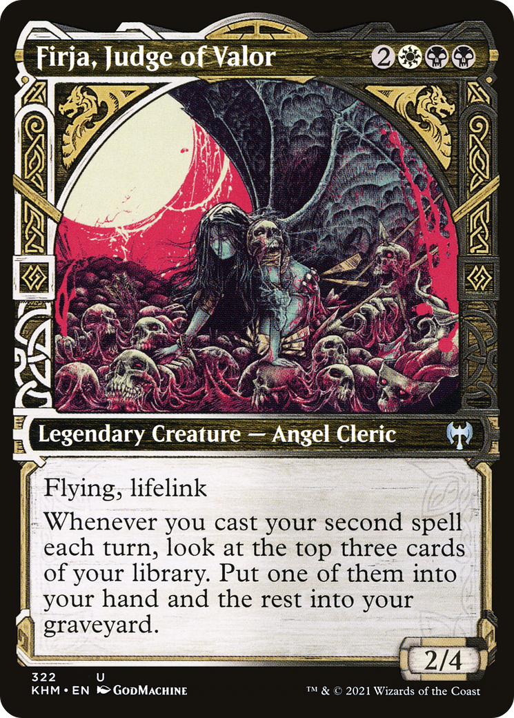 Firja, Judge of Valor (Showcase) (KHM-322) [Kaldheim]