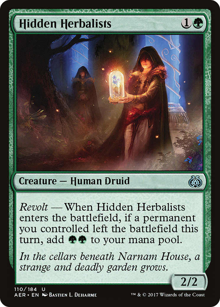 Hidden Herbalists (AER-110) [Aether Revolt]