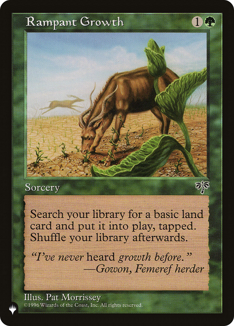 Rampant Growth (LIST-MIR-235) [The List]