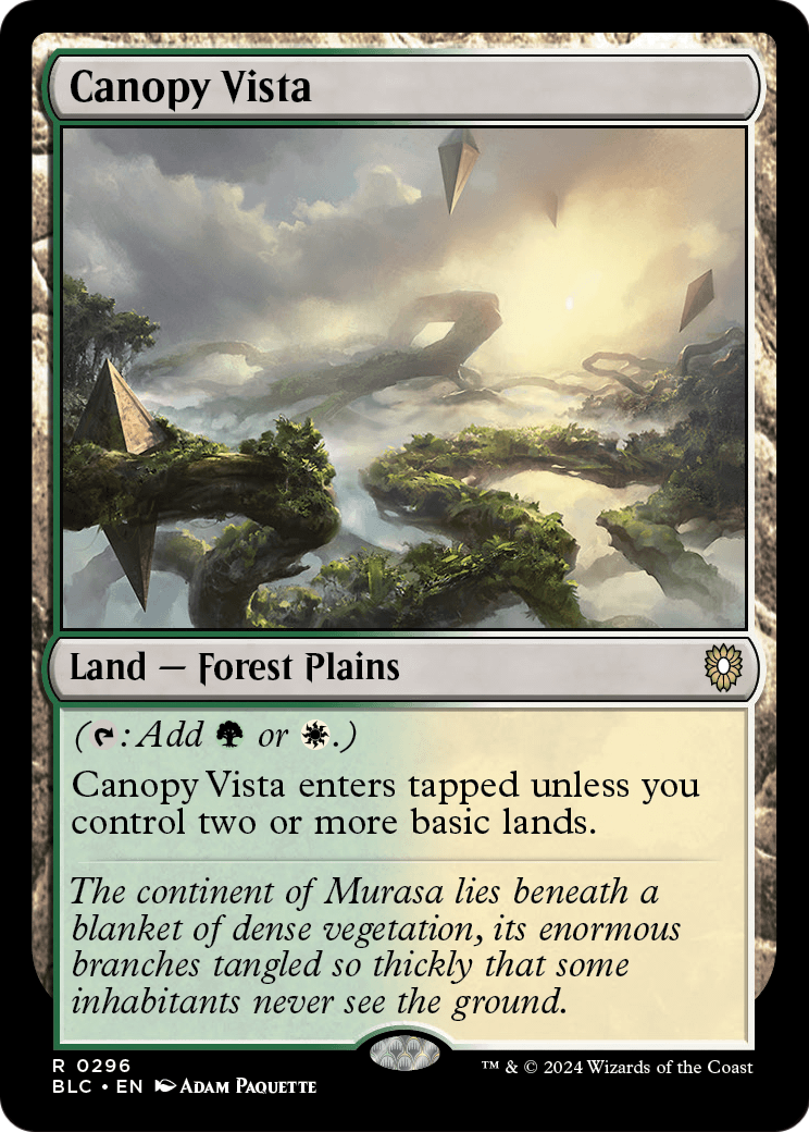 Canopy Vista (BLC-296) [Bloomburrow Commander]