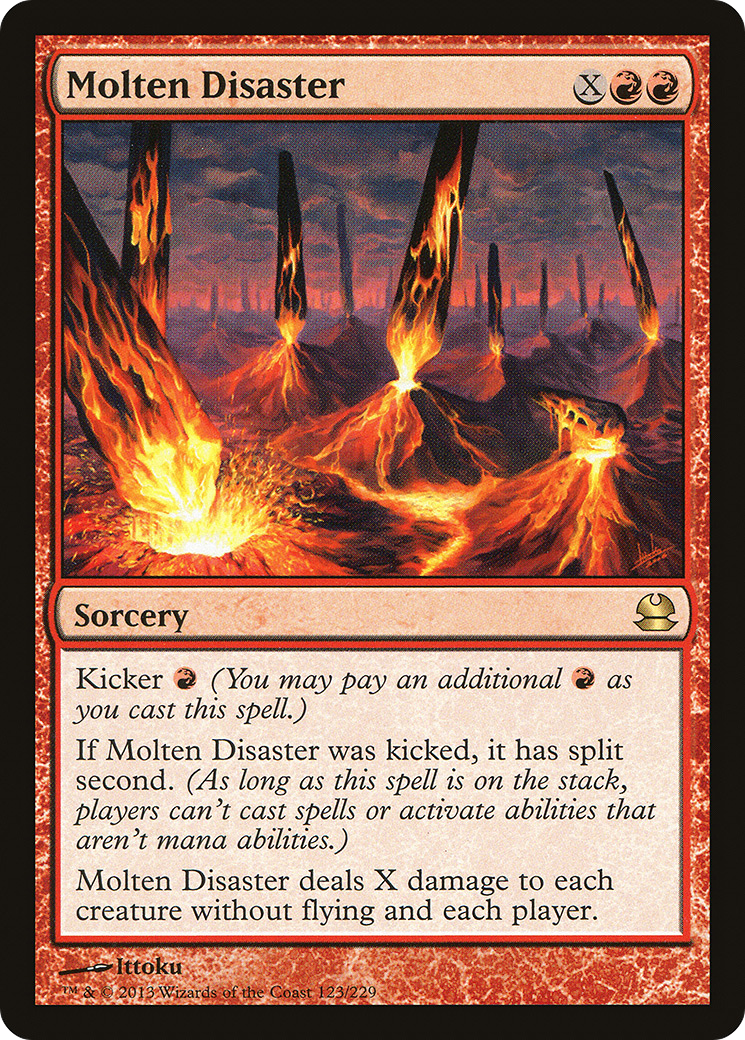 Molten Disaster (MMA-123) [Modern Masters] Foil