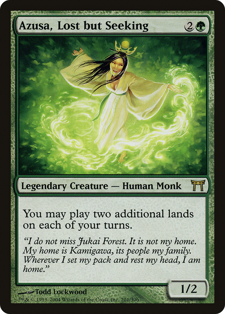 Azusa, Lost but Seeking (CHK-201) [Champions of Kamigawa]