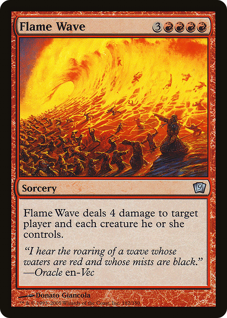 Flame Wave (9ED-182) [9th Edition]