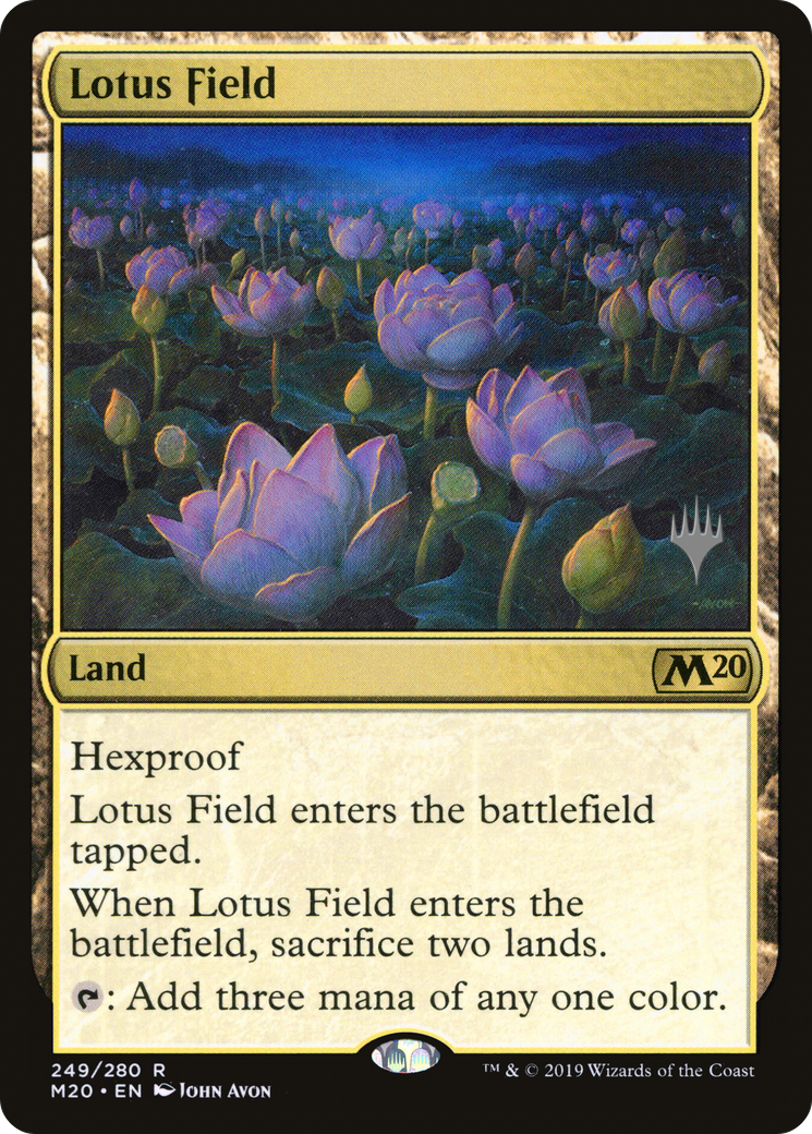 Lotus Field (PPM20-249) [Promo Pack: Core Set 2020 Promos]