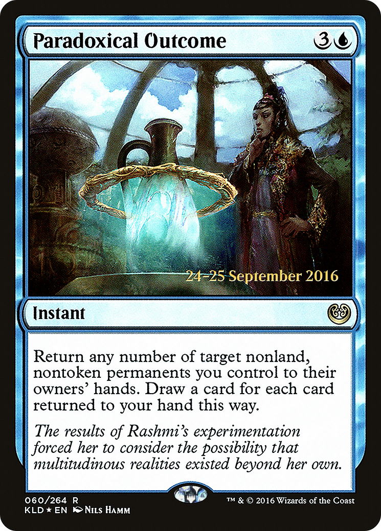 Paradoxical Outcome (PRE-60S) [Kaladesh Promos] Foil