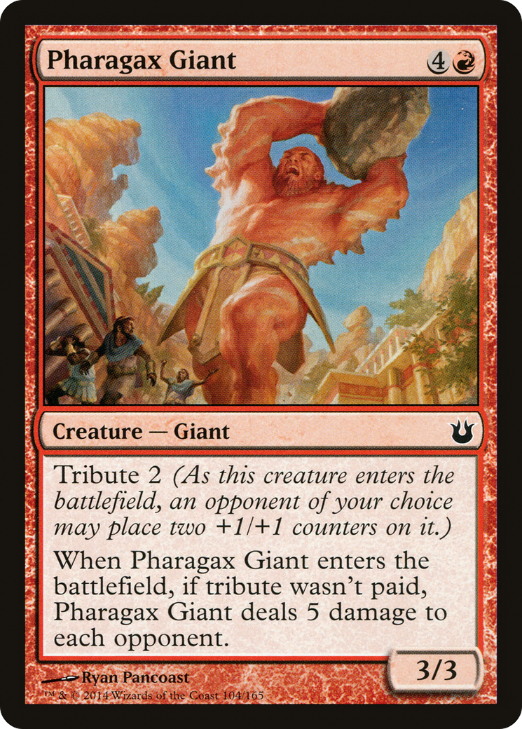 Pharagax Giant (BNG-104) [Born of the Gods] Foil