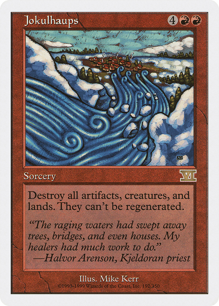 Jokulhaups (6ED-192) [Classic Sixth Edition]