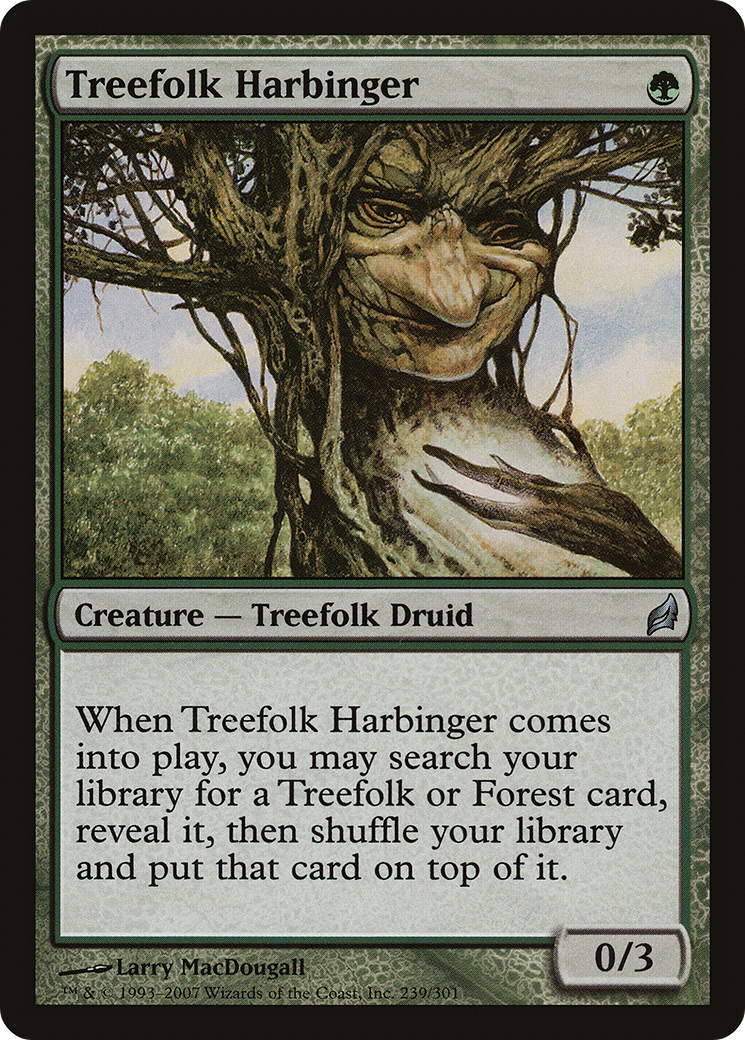 Treefolk Harbinger (LRW-239) [Lorwyn] Foil