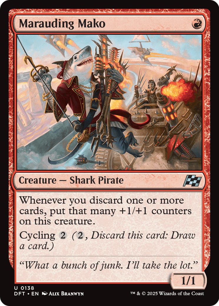 Marauding Mako (DFT-138) [Aetherdrift] Foil