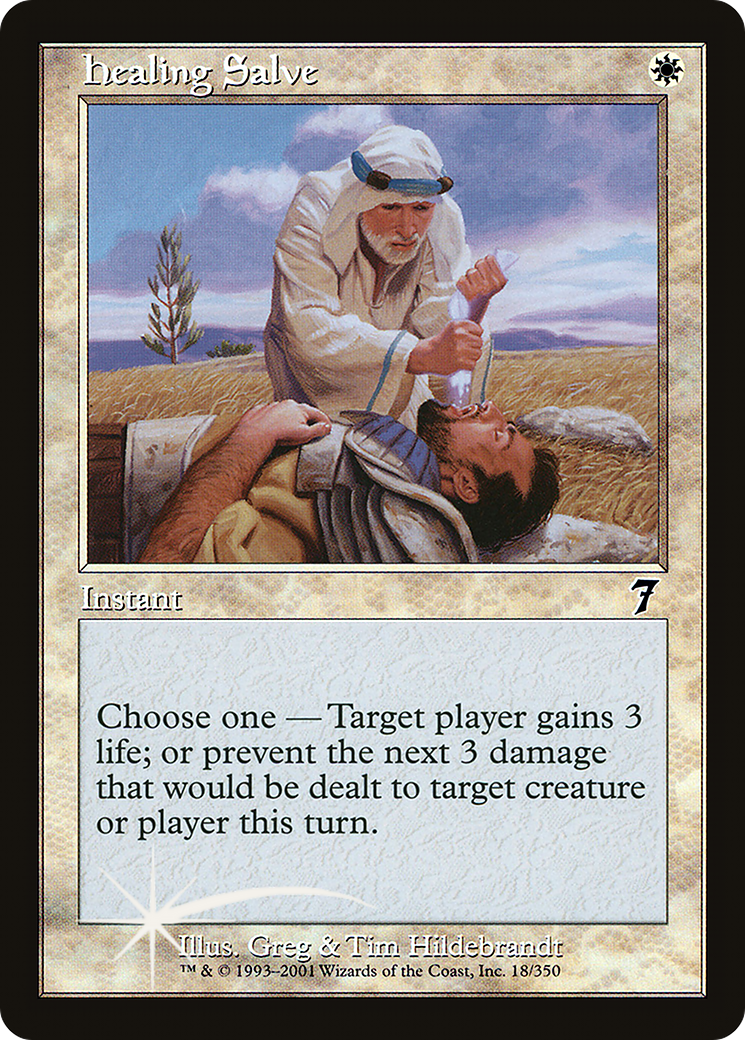 Healing Salve (7ED-18★) [7th Edition] Foil