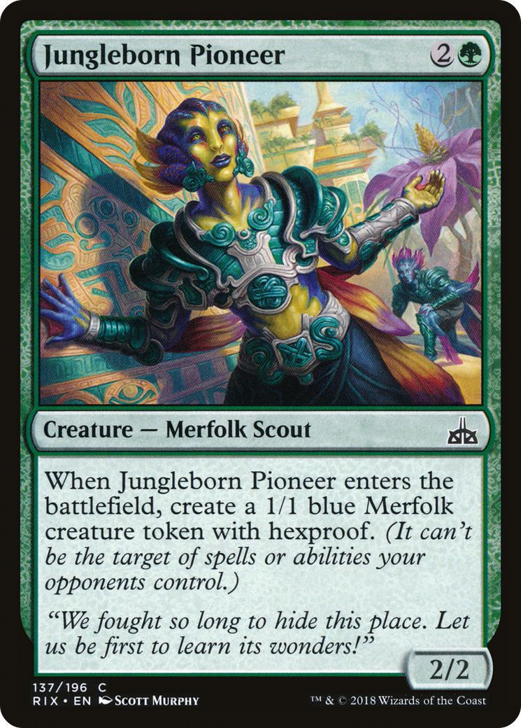Jungleborn Pioneer (RIX-137) [Rivals of Ixalan] Foil