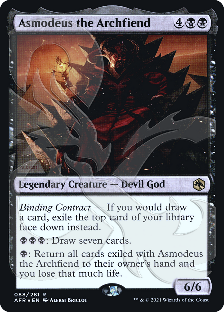 Asmodeus the Archfiend (AFR&-88A) [Adventures in the Forgotten Realms Promos] Foil