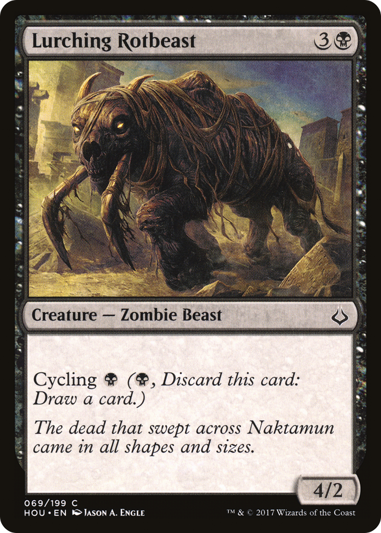Lurching Rotbeast (HOU-069) [Hour of Devastation]