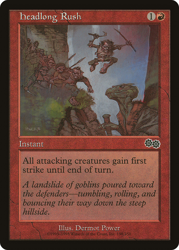 Headlong Rush (USG-198) [Urza's Saga]