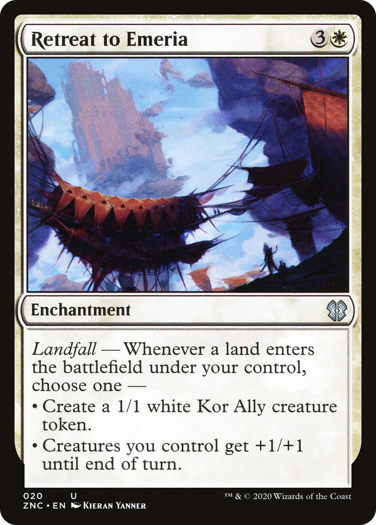 Retreat to Emeria (ZNC-020) [Zendikar Rising Commander]