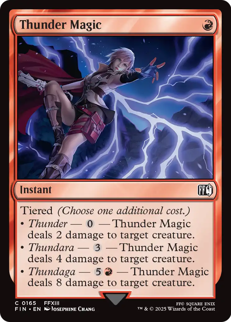 Thunder Magic (FIN-165) [FINAL FANTASY] Foil
