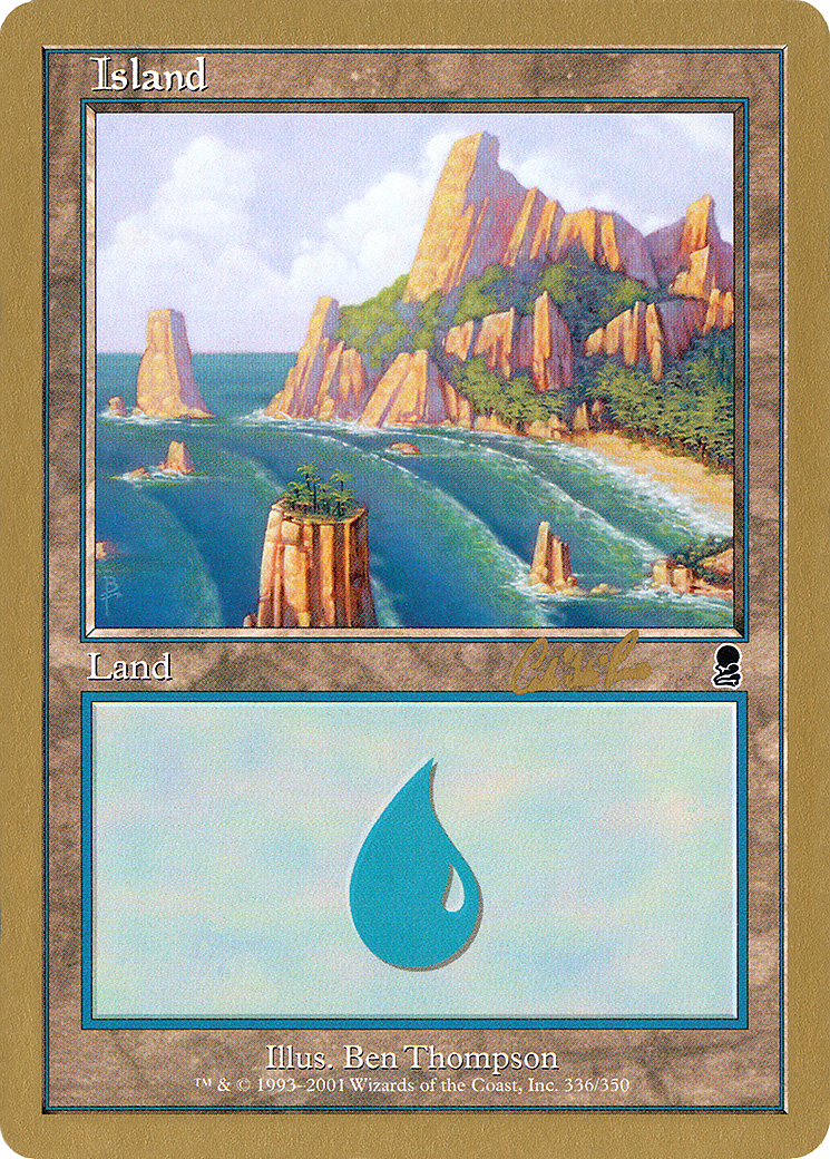 Island (336) - 2002 Carlos Romao (ODY) (WCD-CR336) [World Championship Decks 2002]