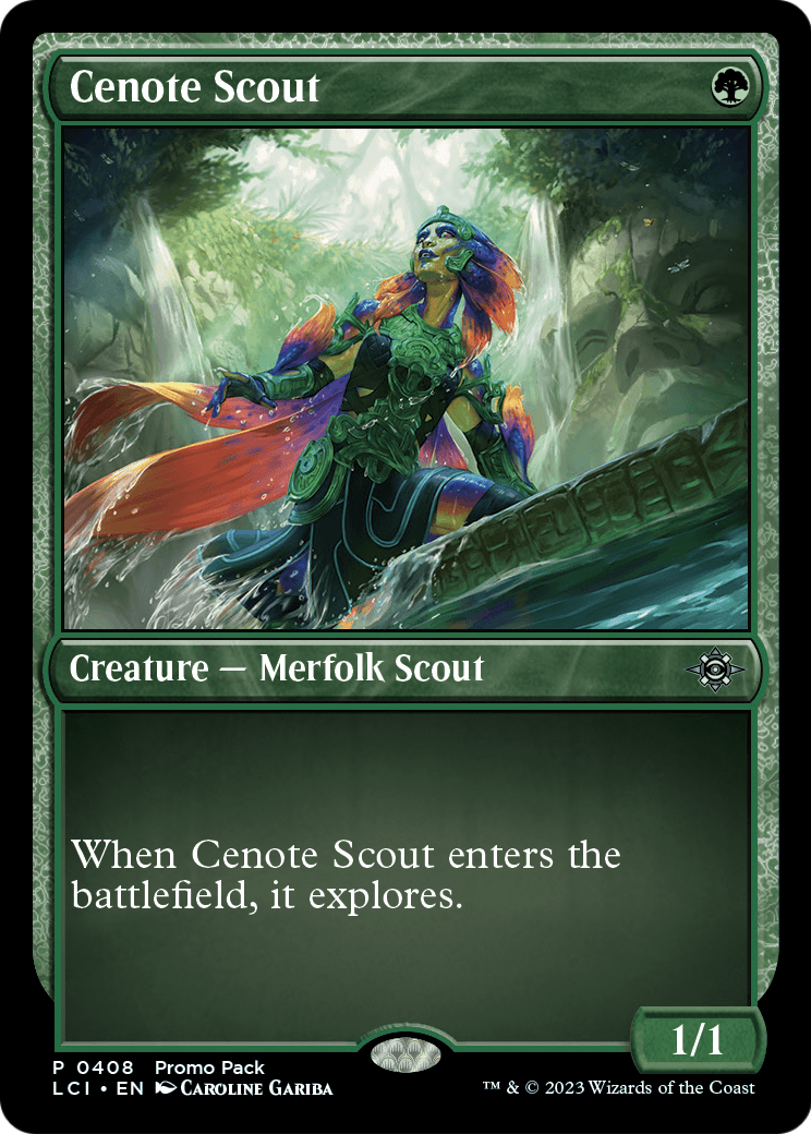 Cenote Scout (PPLCI-408) [Promo Pack: The Lost Caverns of Ixalan] Foil