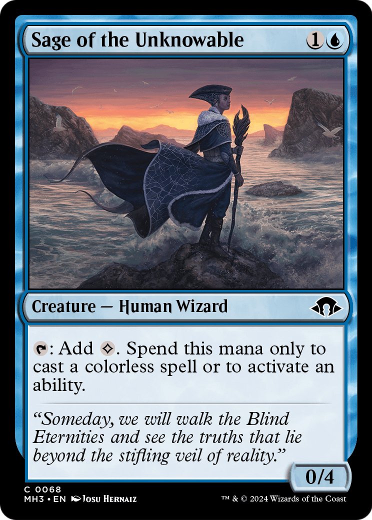 Sage of the Unknowable (MH3-068) [Modern Horizons 3] Foil