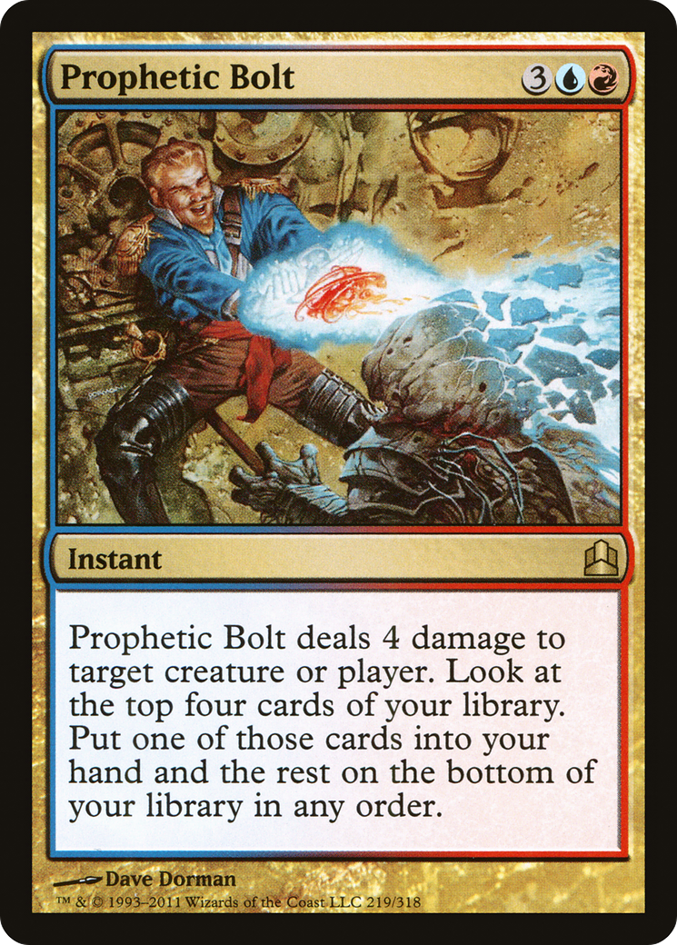Prophetic Bolt (CMD-219) [Commander 2011]