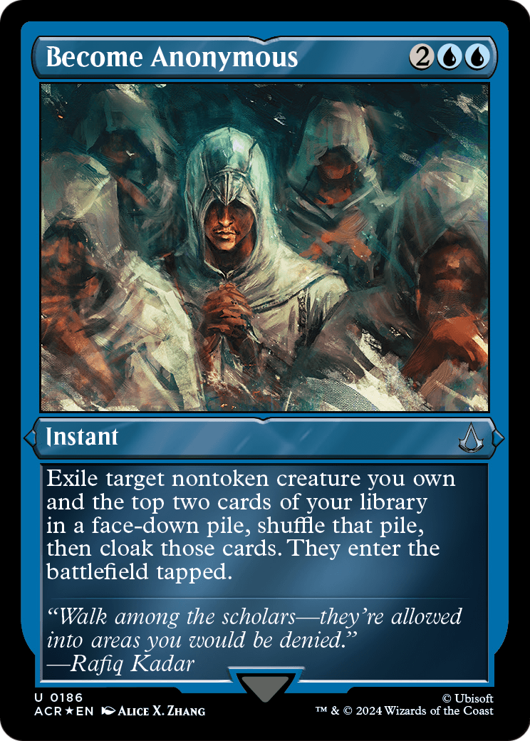 Become Anonymous (Foil Etched) (ACR-186) [Assassin's Creed] Foil