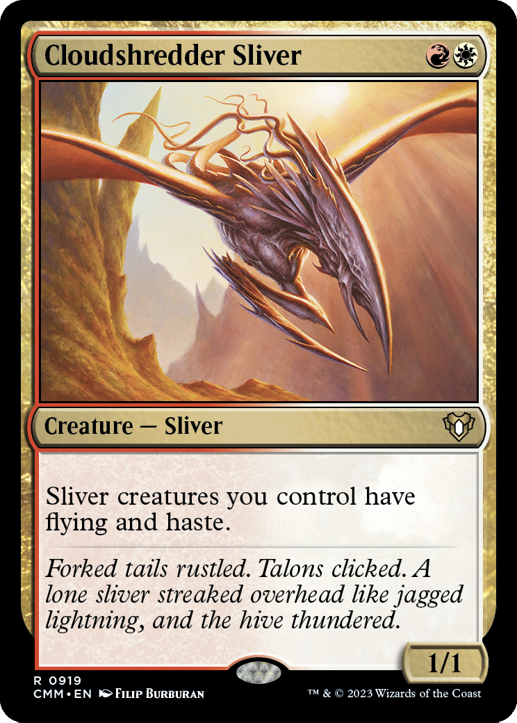 Cloudshredder Sliver (CMM-919) [Commander Masters]