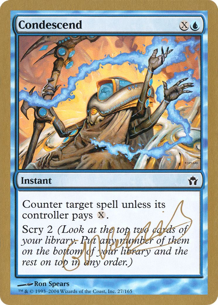 Condescend - 2004 Gabriel Nassif (5DN) [World Championship Decks 2004]