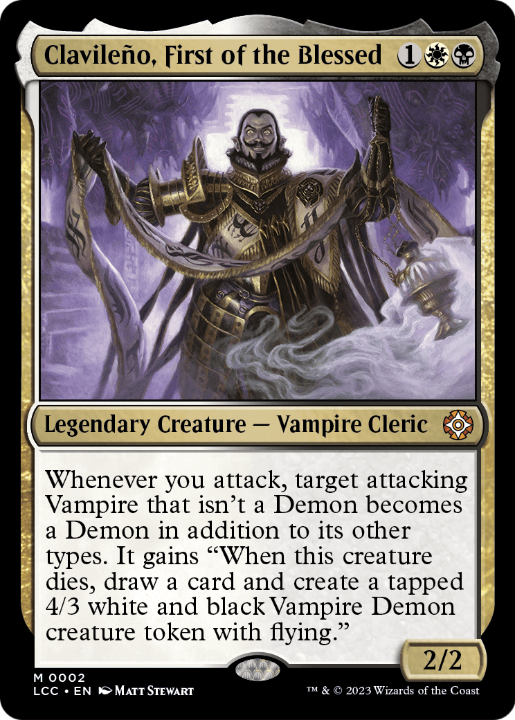 Clavileno, First of the Blessed (LCC-002) [The Lost Caverns of Ixalan Commander] Foil