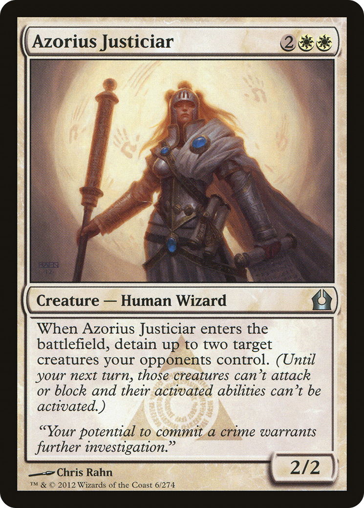Azorius Justiciar (RTR-006) [Return to Ravnica] Foil