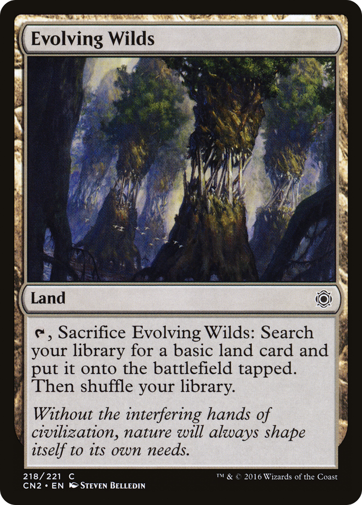 Evolving Wilds (CN2-218) [Conspiracy: Take the Crown] Foil