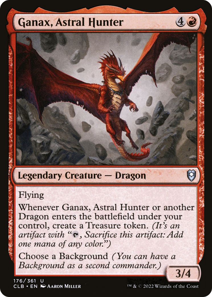 Ganax, Astral Hunter (CLB-176) [Commander Legends: Battle for Baldur's Gate] Foil