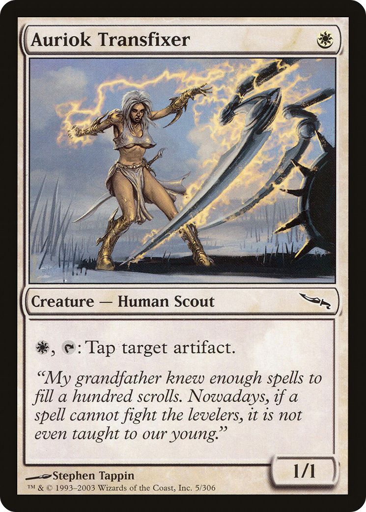 Auriok Transfixer (MRD-005) [Mirrodin] Foil