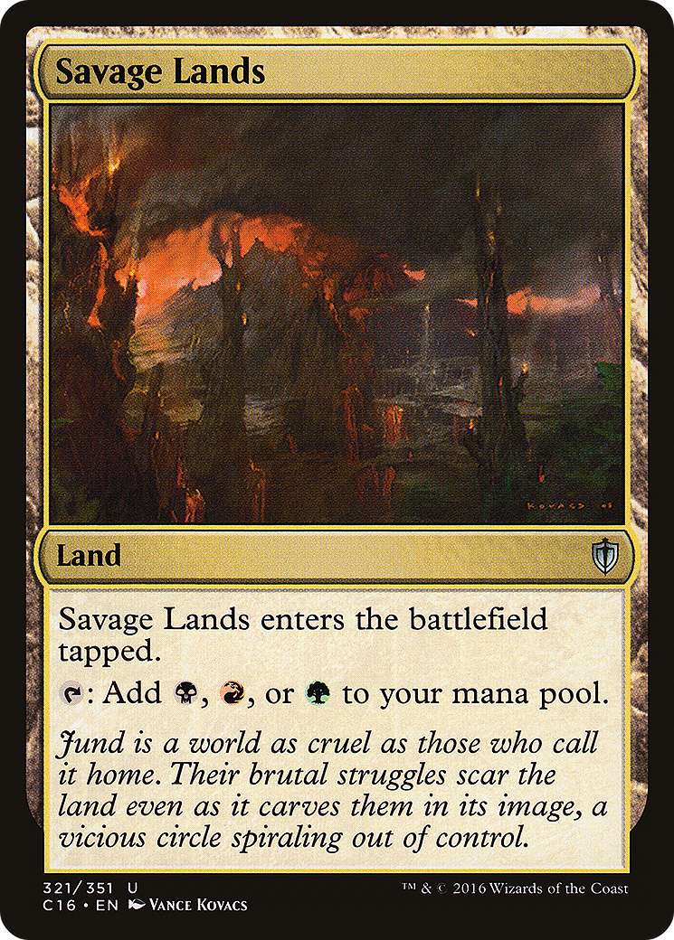 Savage Lands (C16-321) [Commander 2016]