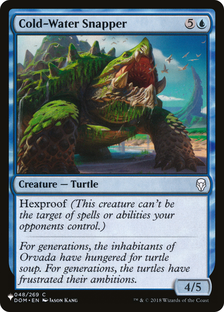 Cold-Water Snapper (LIST-DOM-48) [The List]