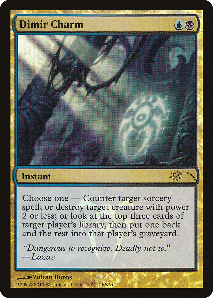 Dimir Charm (FNM-008) [Friday Night Magic 2013] Foil