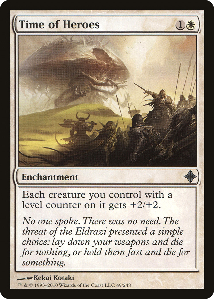 Time of Heroes (ROE-049) [Rise of the Eldrazi] Foil