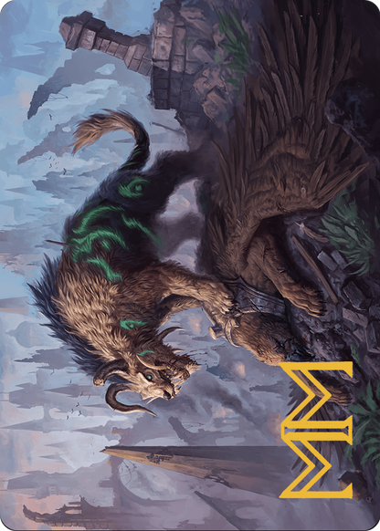 Axebane Ferox // Axebane Ferox (AMKM-013) (Borderless) [Murders at Karlov Manor Art Series] Foil