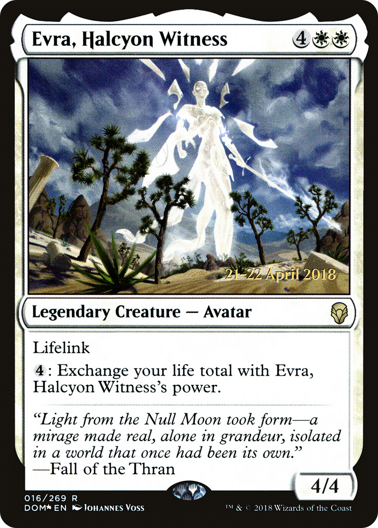 Evra, Halcyon Witness (PRE-16S) [Dominaria Promos] Foil