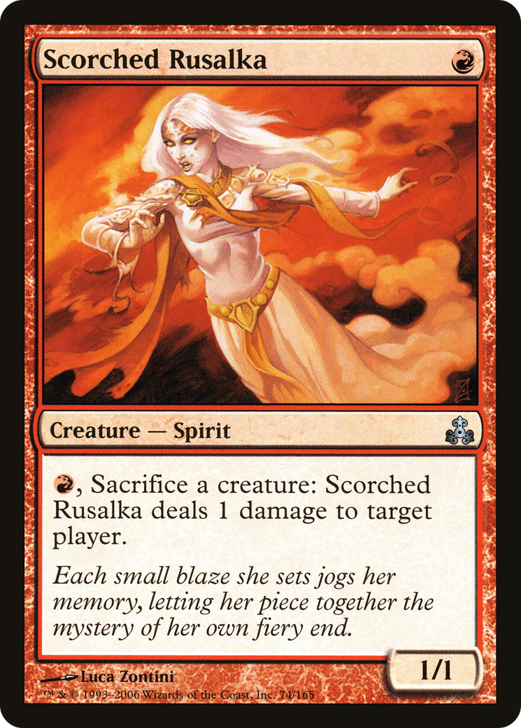 Scorched Rusalka (GPT-074) [Guildpact] Foil