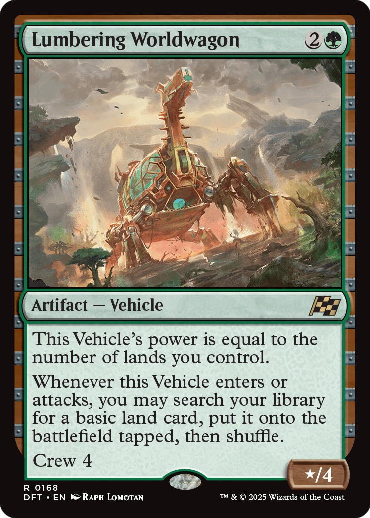 Lumbering Worldwagon (DFT-168) [Aetherdrift]