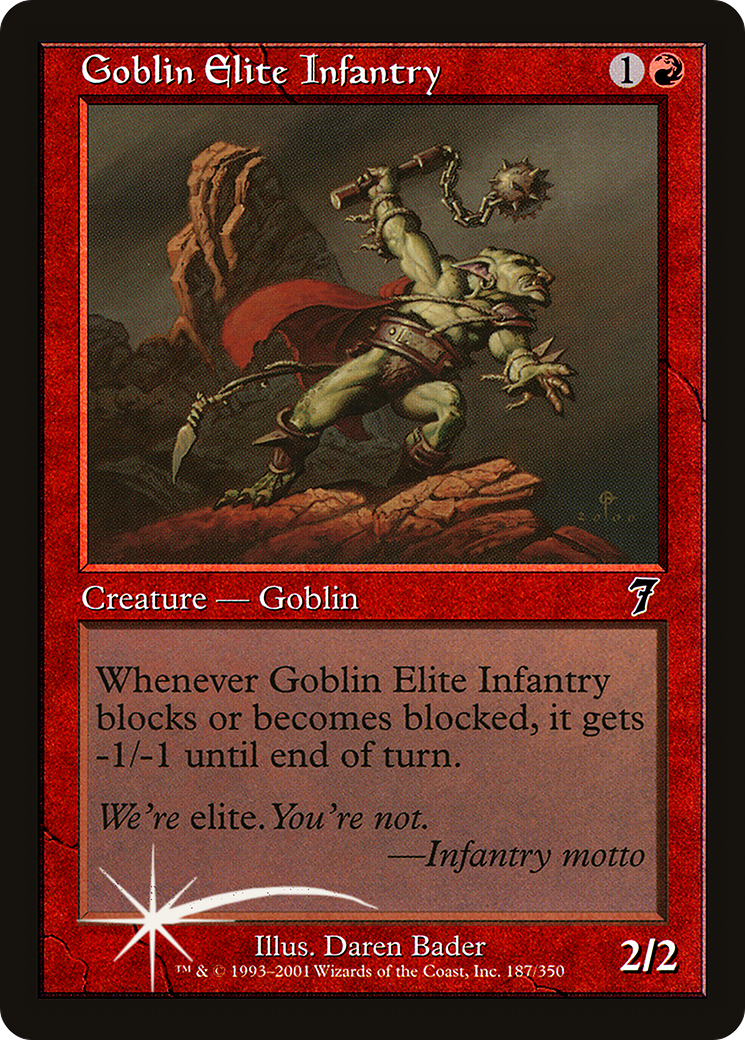 Goblin Elite Infantry (7ED-187★) [7th Edition]