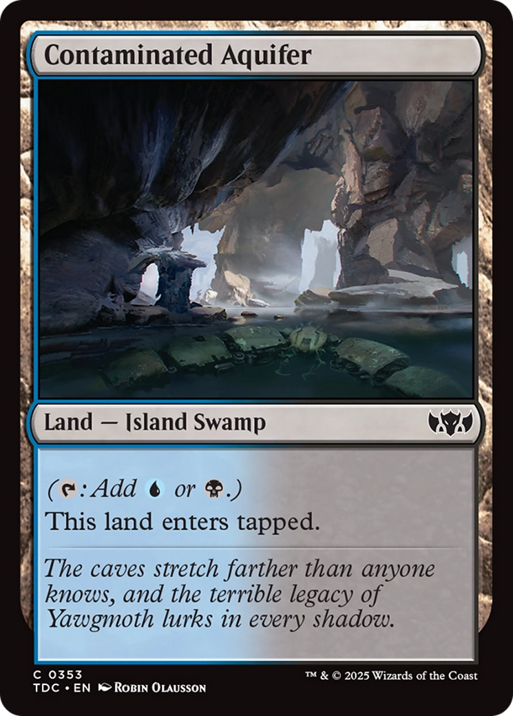 Contaminated Aquifer (TDC-353) [Commander: Tarkir: Dragonstorm]