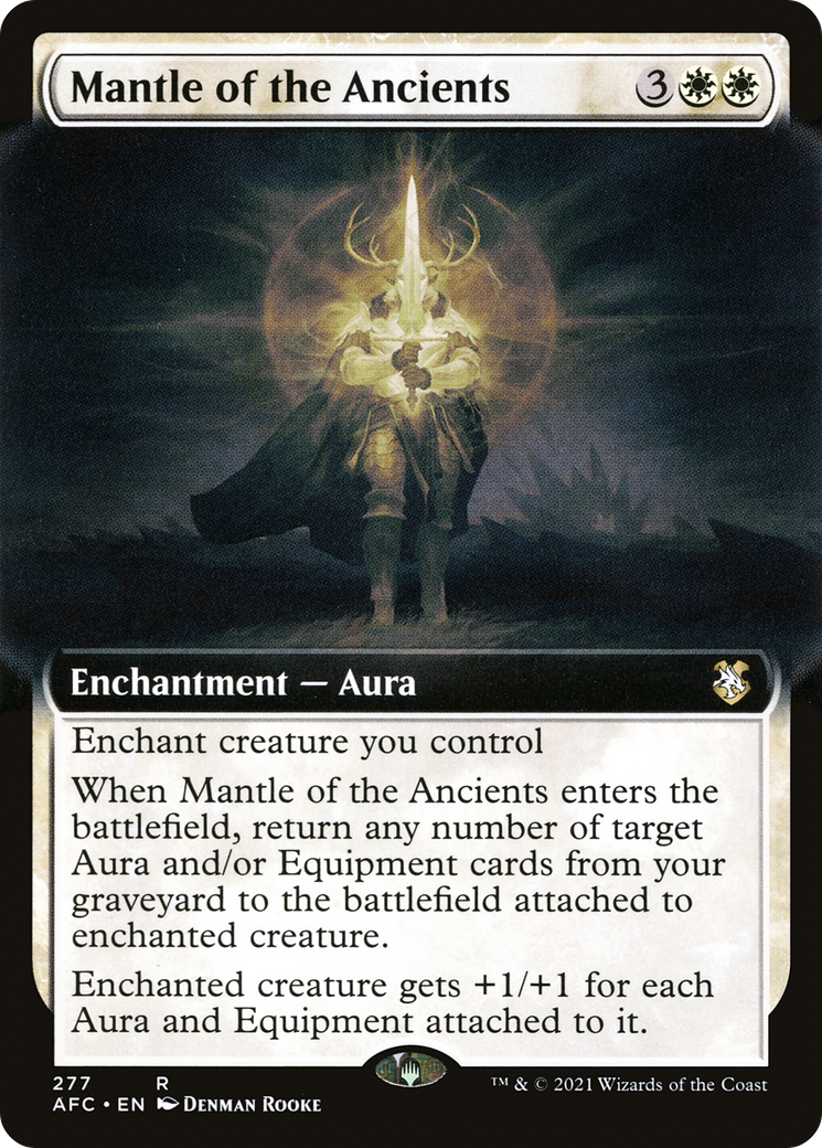 Mantle of the Ancients (Extended Art) (AFC-277) [Forgotten Realms Commander]