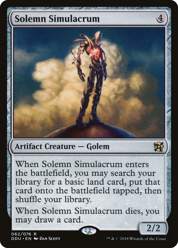Solemn Simulacrum (DDU-062) [Duel Decks: Elves vs. Inventors]