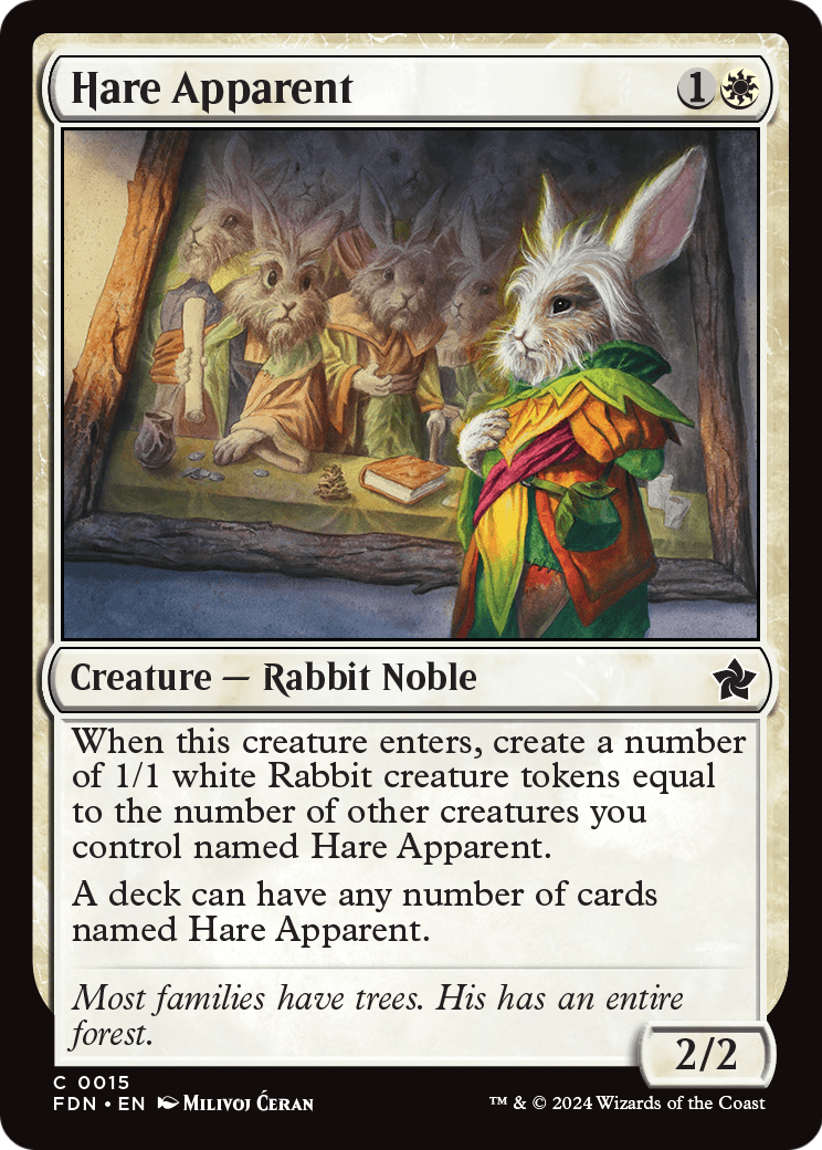 Hare Apparent (FDN-015) [Foundations]