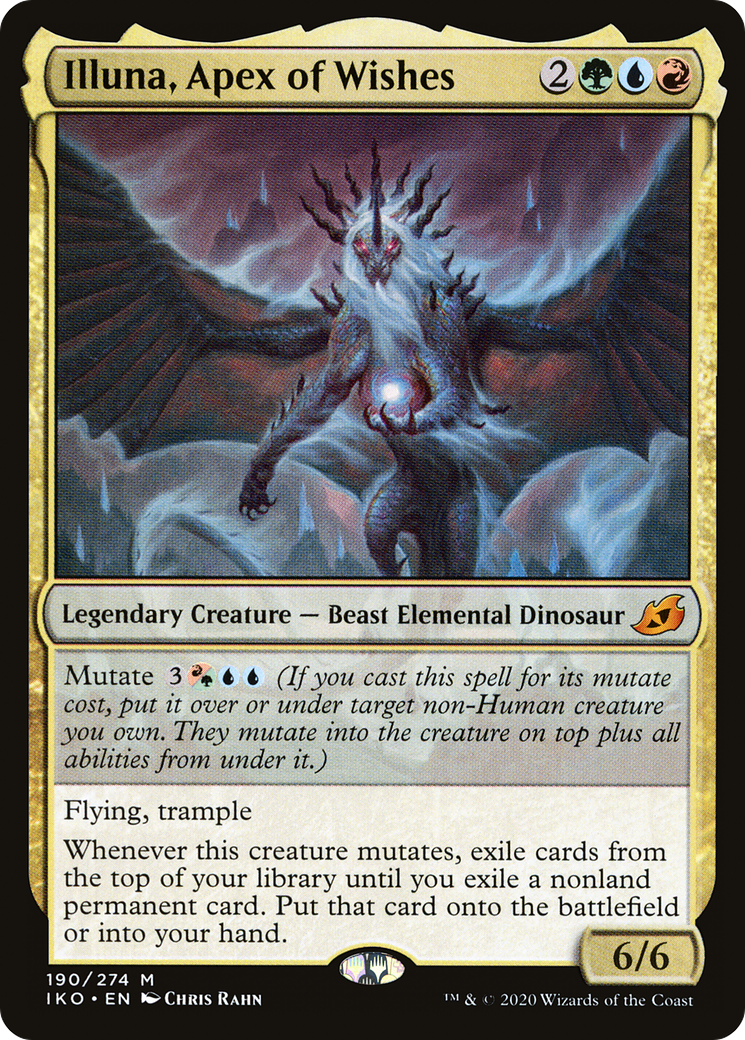 Illuna, Apex of Wishes (IKO-190) [Ikoria: Lair of Behemoths] Foil