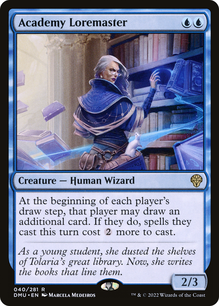 Academy Loremaster (DMU-040) [Dominaria United] Foil