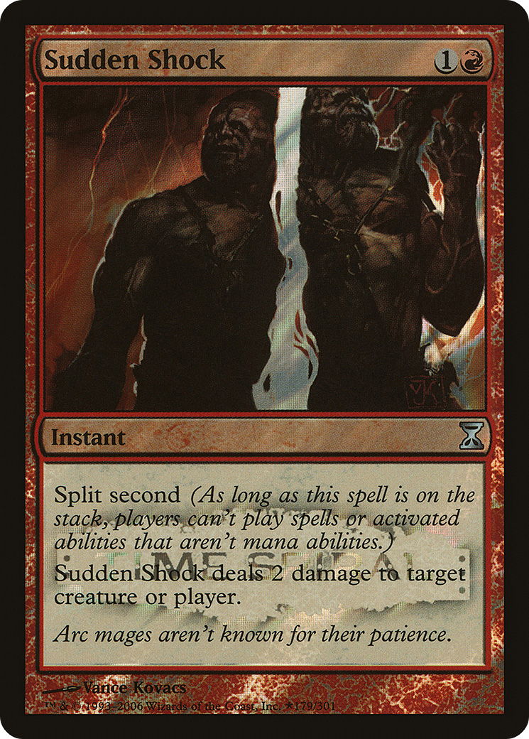 Sudden Shock (LARP-179) [Time Spiral Promos] Foil