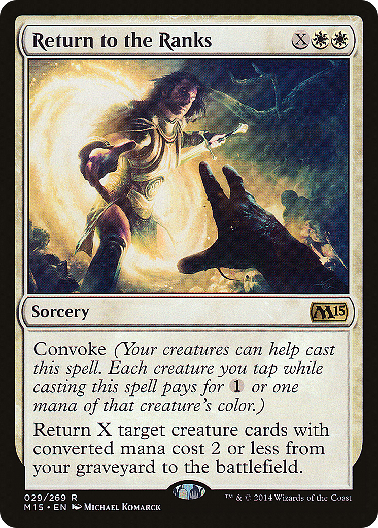 Return to the Ranks (M15-029) [Magic 2015] Foil