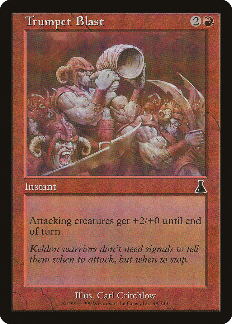 Trumpet Blast (UDS-098) [Urza's Destiny] Foil